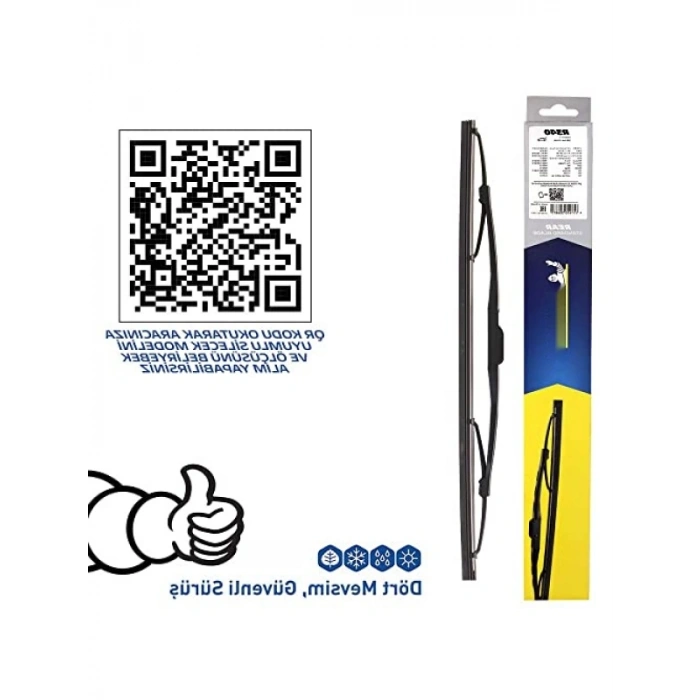 34 cm Universal Telli Arka Silecek