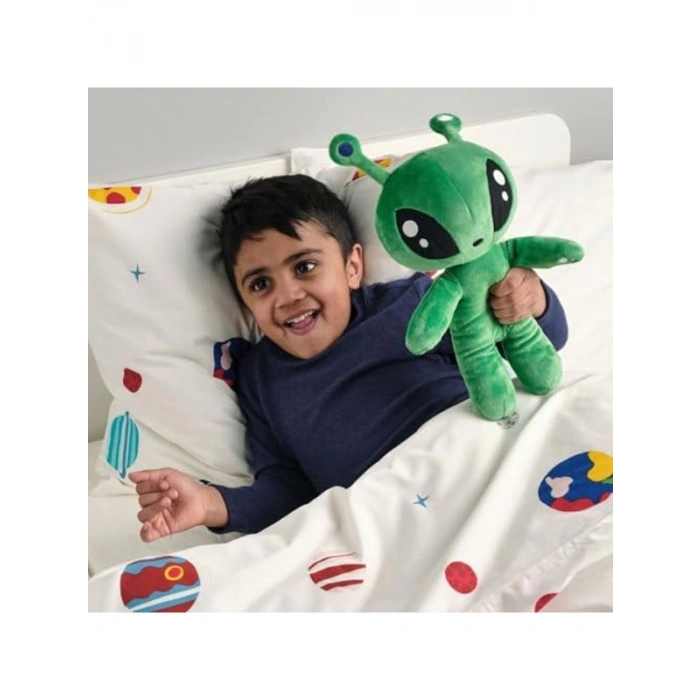 34 cm Yükseklikte Yumuşak Yeşil Oyuncak ile Eğlenceli Oyun