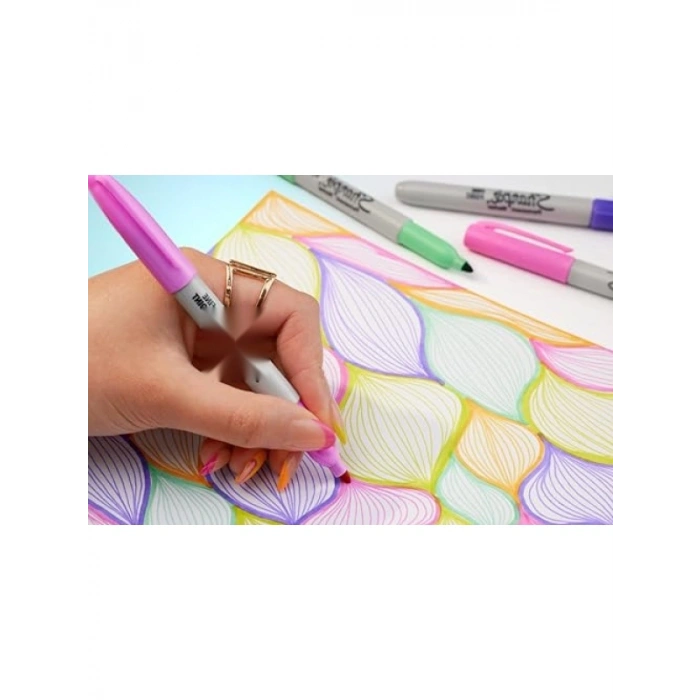 34lü Set - Kalıcı Markör - Çeşitli Renk Seçenekleri