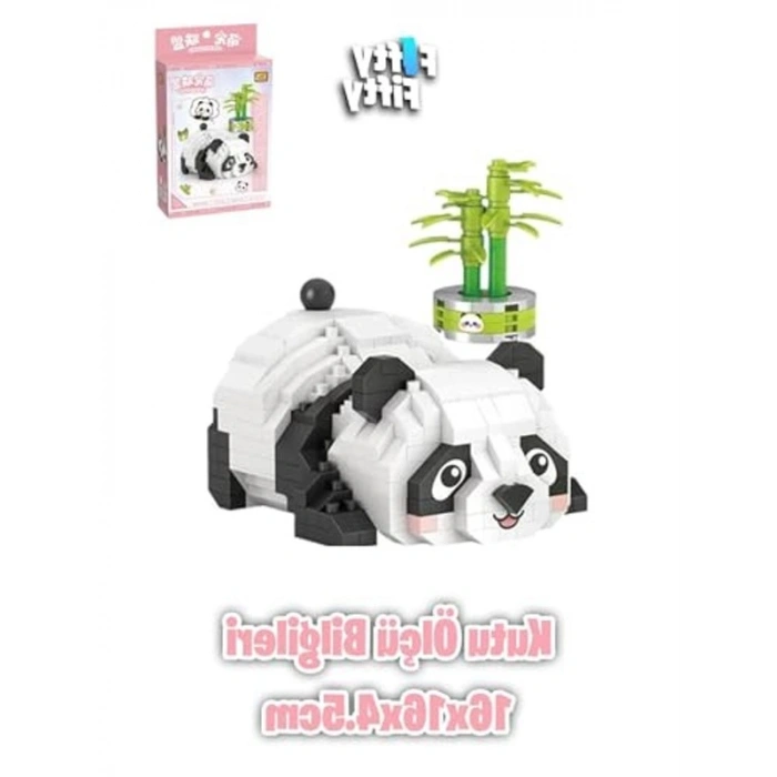340 Parça Panda Yapım Seti, Micro Block Serisi Eğlenceli Oyuncak