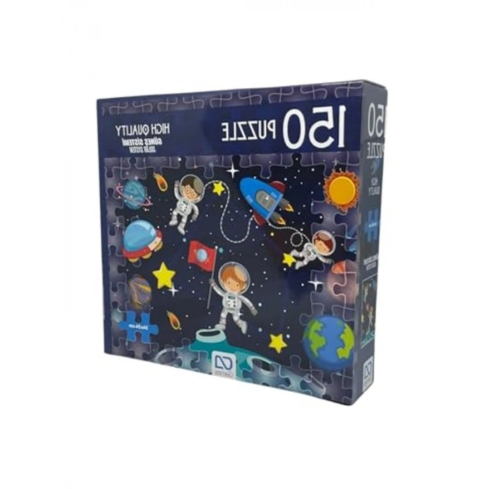 34x24 cm Uzay Temalı 150 Parça Çocuk Puzzle