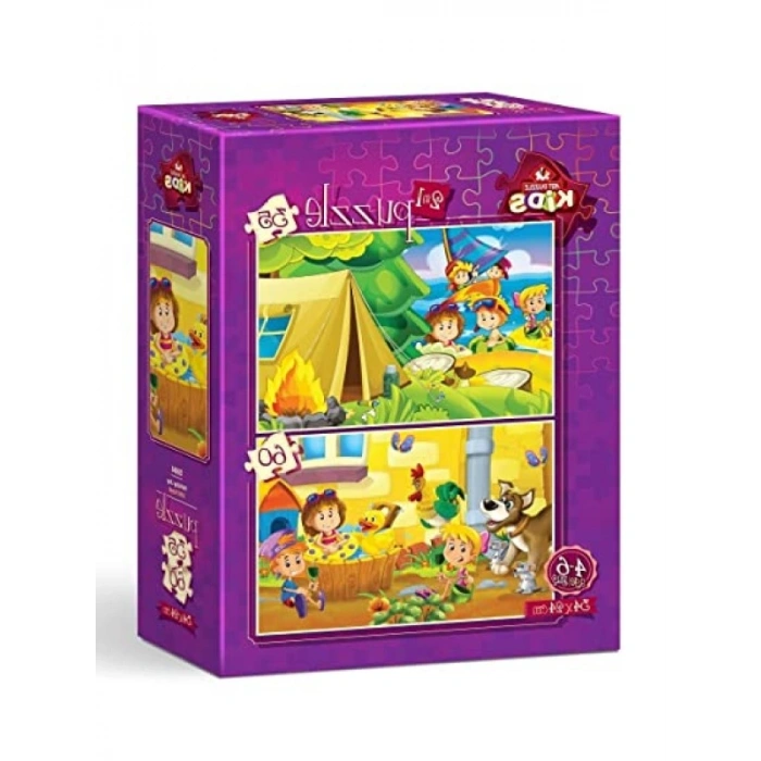 35 + 60 Parça Tatil Keyfi Çocuk Puzzle