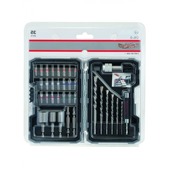 35 Parça Delme ve Vidalama Seti, Beton İçin