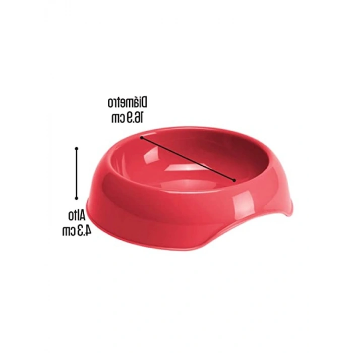 350 ml Kırmızı Renkli Mama Kabı