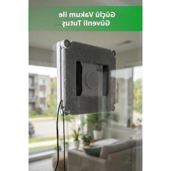 3500Pa Emiş Gücüne Sahip Pencere Temizleme Robotu, Üç Modlu