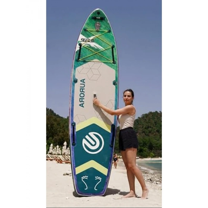 350x86x15 cm Şişme Sörf Tahtası Tam Set Sup Board