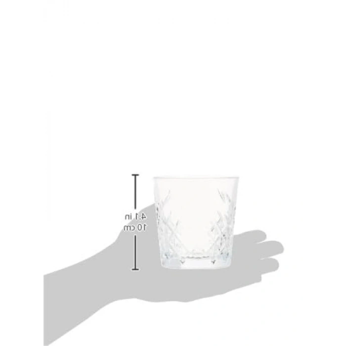 355 cc Konik Tasarımlı Soda Camı - 4 Adet