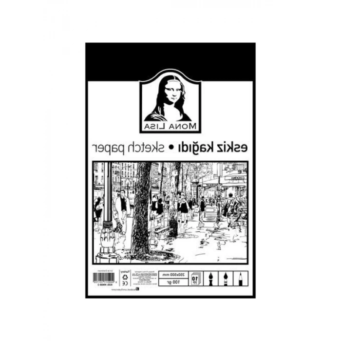 35x50 Boyutunda 100 Yaprak Eskiz Kağıdı