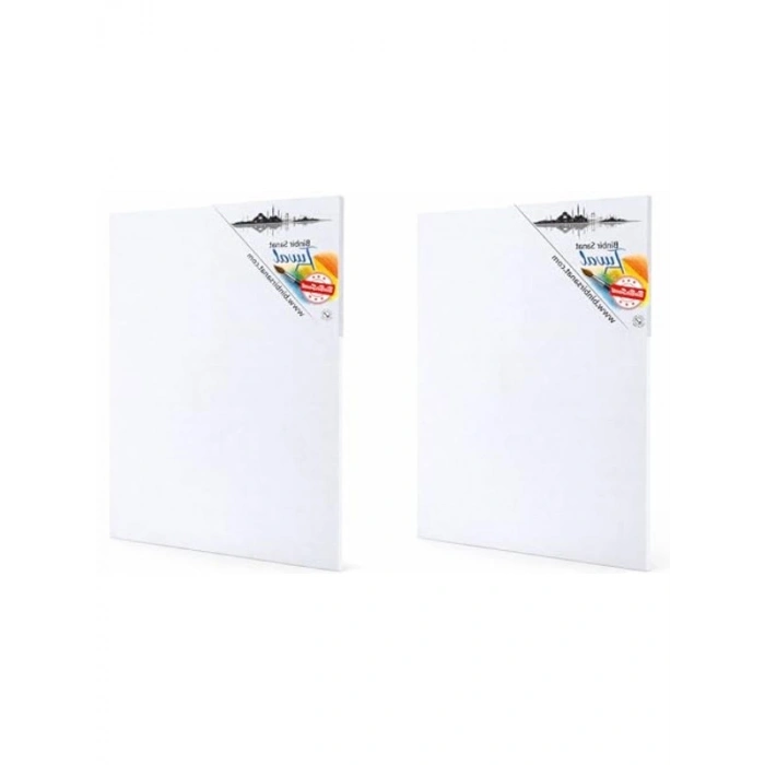 35x50 cm Boş Tuval Seti - 2 Adet %100 Pamuk Resim Tuvali