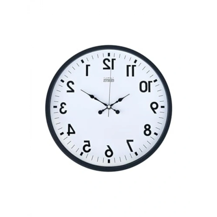 36 CM Renkli Plastik Duvar Saati