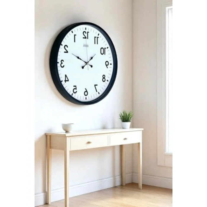 36 CM Renkli Plastik Duvar Saati