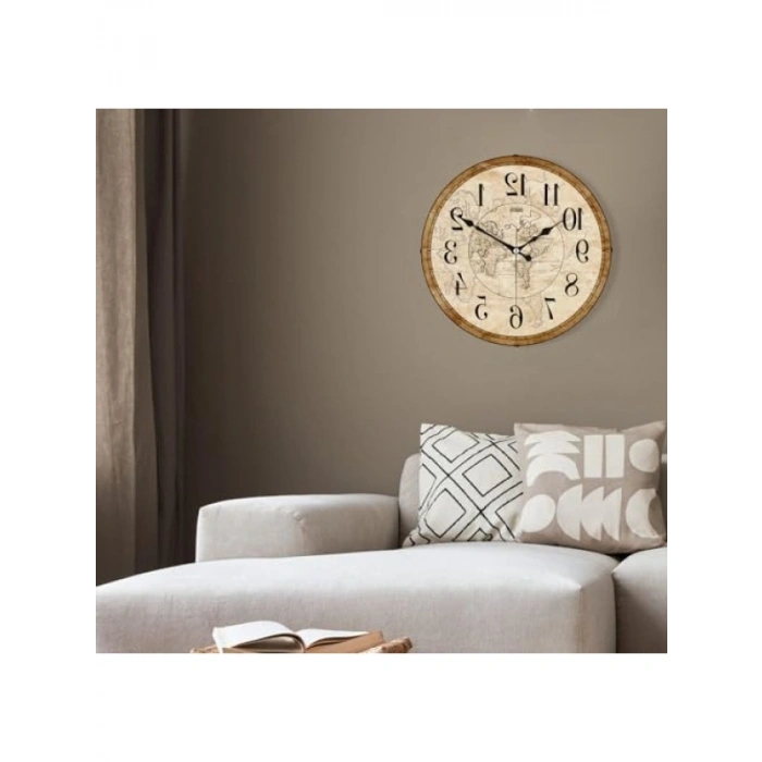 36 cm Sessiz Mekanizmalı Dekoratif Duvar Saati