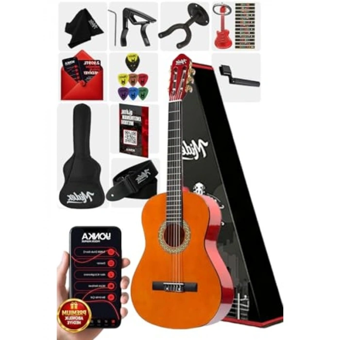 36 İnç 3/4 Boyut Çocuk Gitarı, 8-12 Yaş Arası İdeal