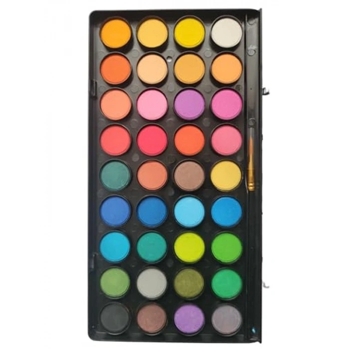 36 Renkli Sulu Boya Seti, Tablet Formda, Sanat İçin İdeal