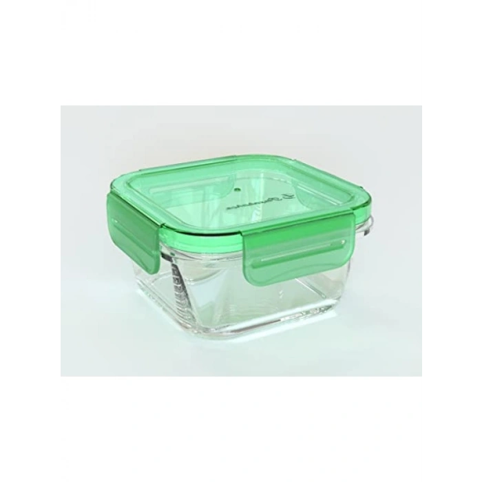 360 cc Plastik Kapaklı Saklama Kabı Yeşil