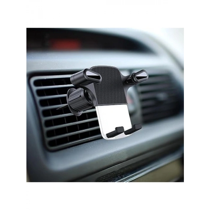 360 Derece Dönebilen Araba Telefon Tutucu - Siyah