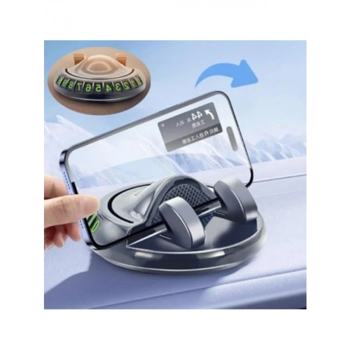 360 Derece Dönebilen Araç İçi Park Numaratörü