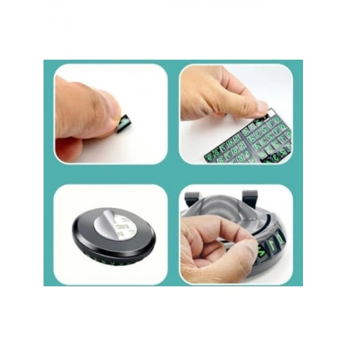 360 Derece Dönebilen Araç İçi Park Numaratörü