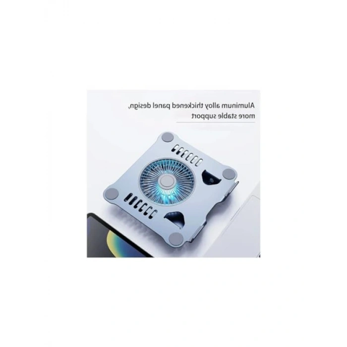 360 Derece Dönebilir Alüminyum Laptop Standı, Katlanabilir