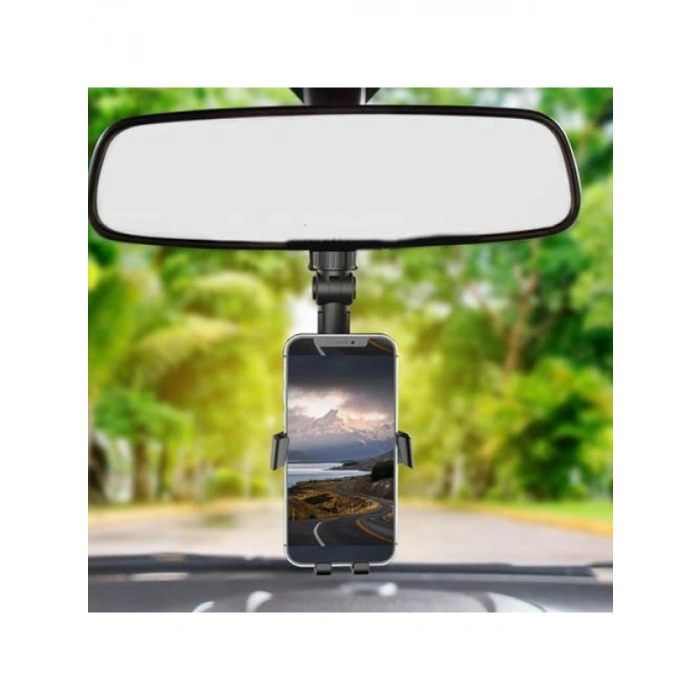 360 Derece Dönebilir Dikiz Aynası Cep Telefonu Tutucu