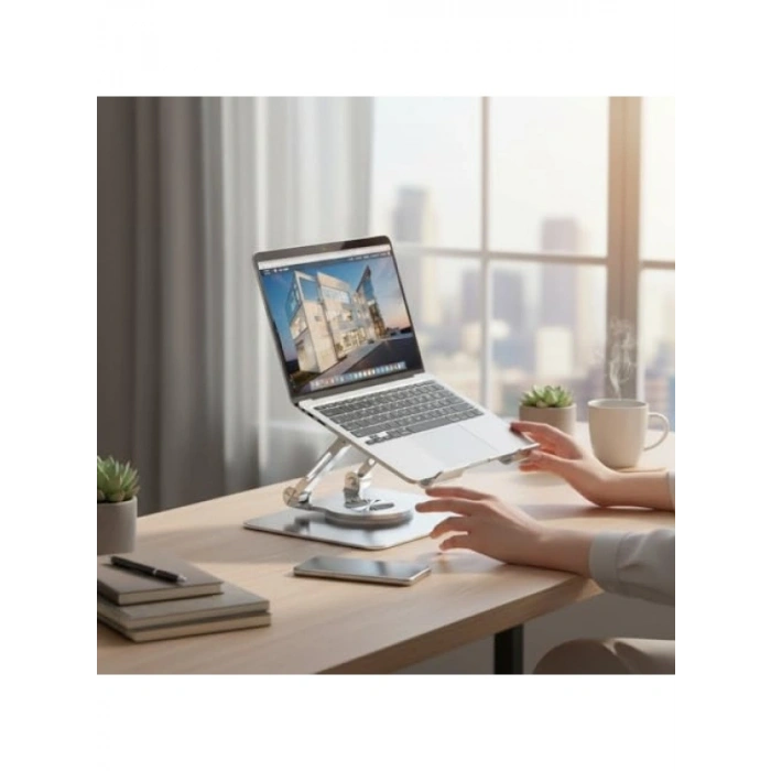 360 Derece Dönen Ayarlanabilir Laptop Standı