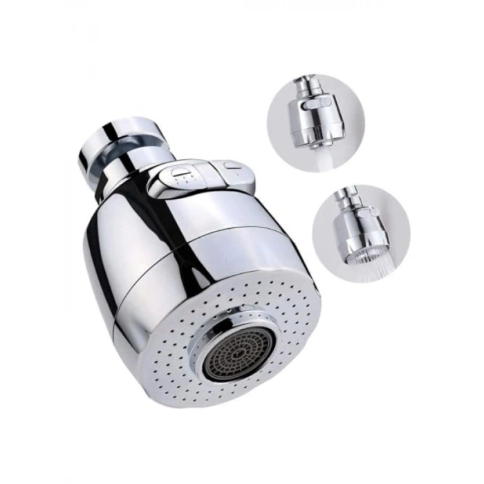 360 Derece Dönen Mutfak Lavabo Musluk Başlığı