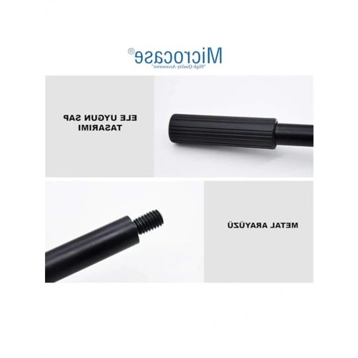 360 Derece Döner Metal Mikrofon Standı, Profesyonel