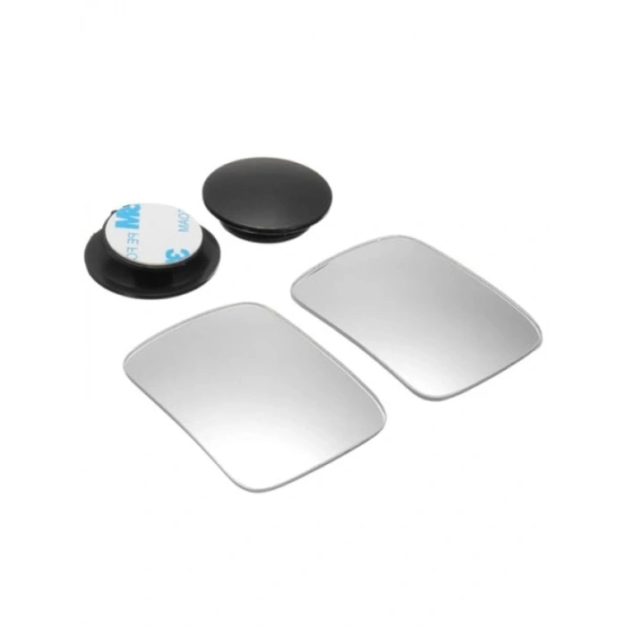 360 Derece Hareketli Gerçek Cam Kör Nokta Ayna Seti