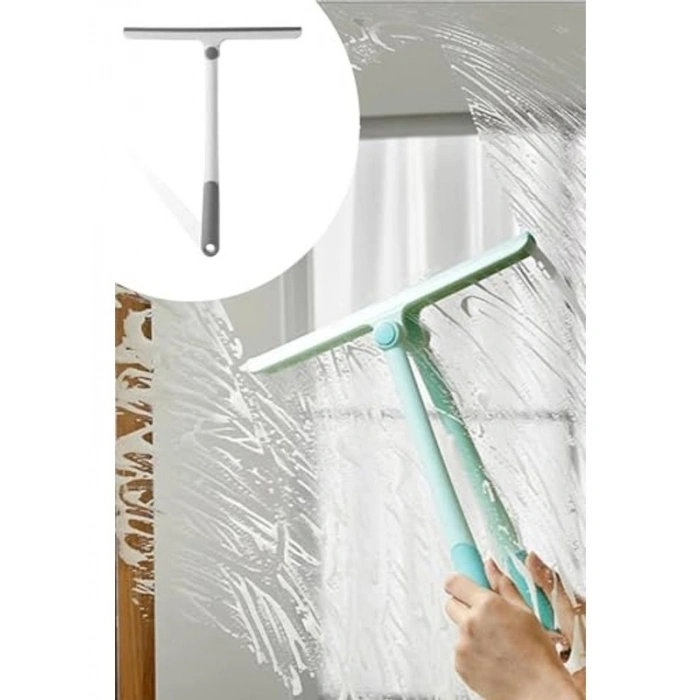 360 Derece Oynar Başlıklı Silikon Çekçek, Cam Temizleme Aparatı