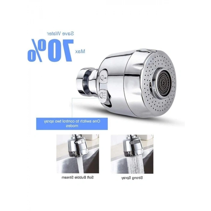 360° Dönebilen 3 Kademeli Su Tasarruflu Musluk Başlığı