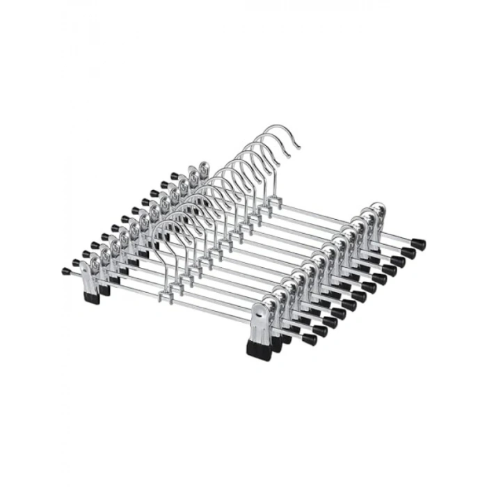 360° Dönebilen 5’li Metal Pantolon ve Etek Askısı Seti