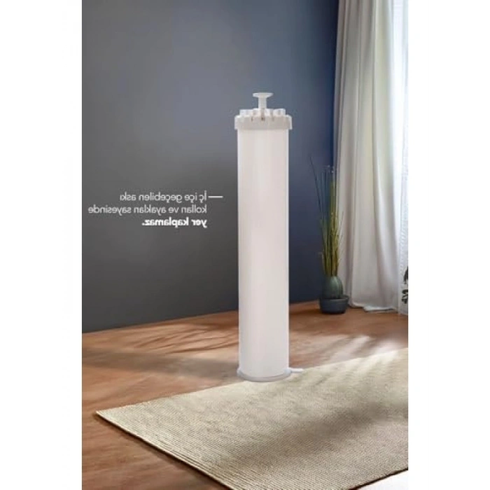 360° Dönebilen Açılıp Kapanabilir Kurutmalık Askı - Krem