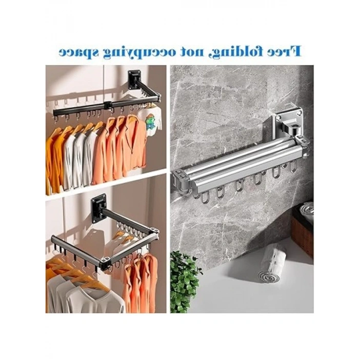 360° Dönebilen Katlanabilir Çamaşır Kurutma Aparatı