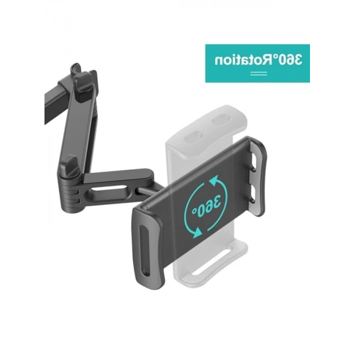 360 Dönebilen Tablet Kafalık Tutucu, 6-10.5 Tabletler İçin