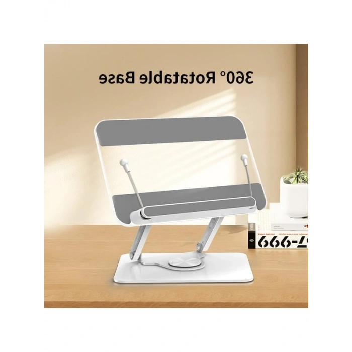 360° Dönebilen Tablet ve Kitap Okuma Standı, Katlanabilir Tasarım