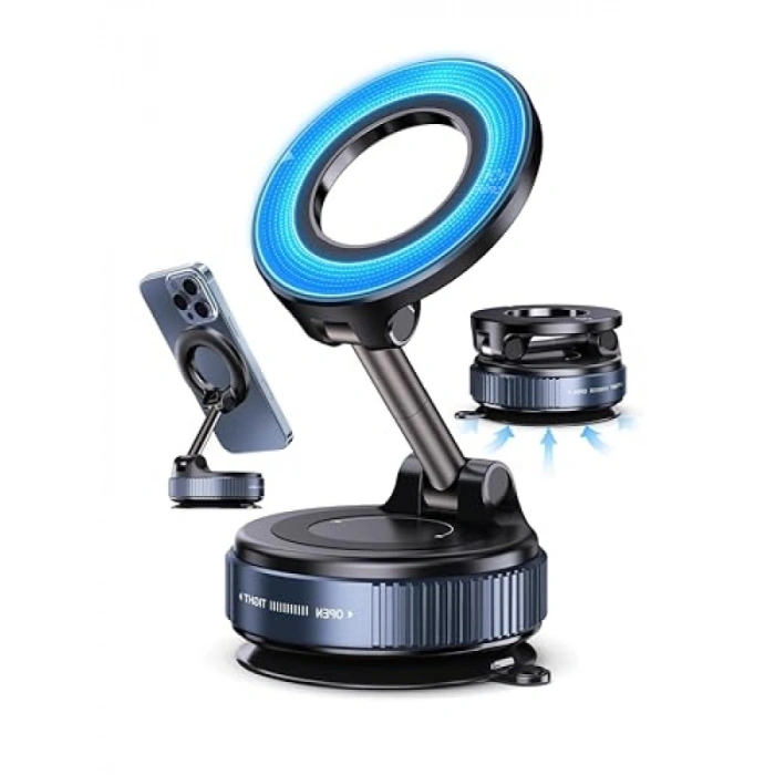 360° Dönebilir Araç Telefon Tutucu, Güçlü Vantuz ile