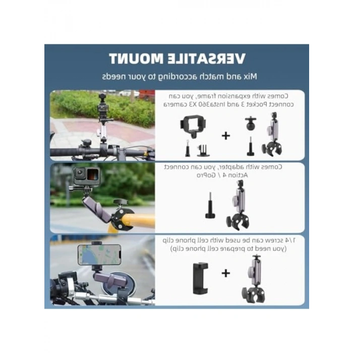 360° Döner Alüminyum Gidon Montaj Aparatı