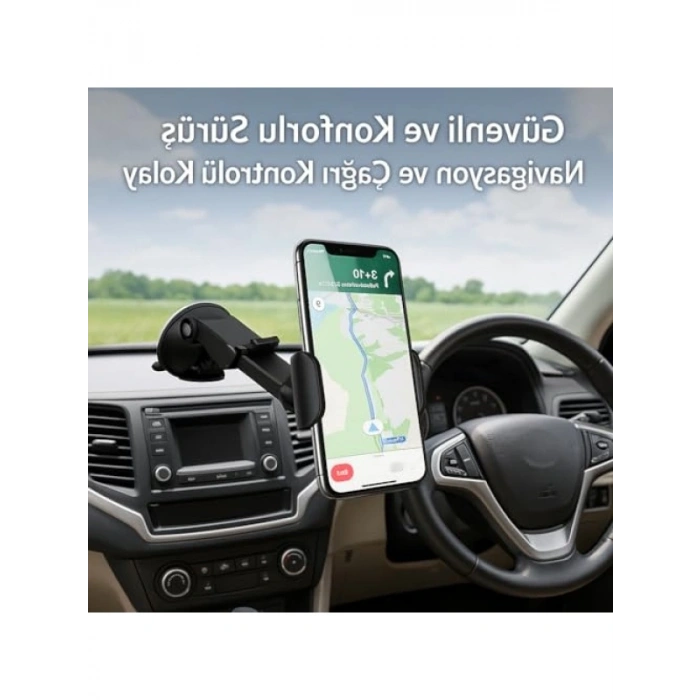 360° Döner Araç Telefon Tutucu - Uzunluk Ayarlı