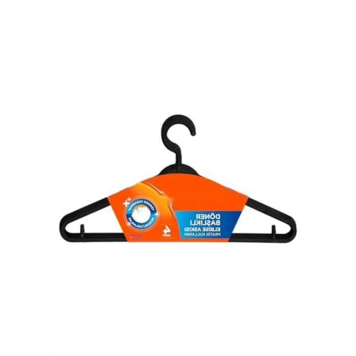 360° Döner Başlıklı Elbise Askısı, 4lü Paket