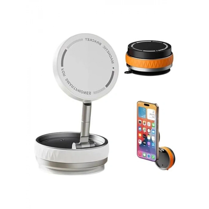 360° Döner Başlıklı Manyetik Araç Telefon Tutucu, Güçlü Sabitleme