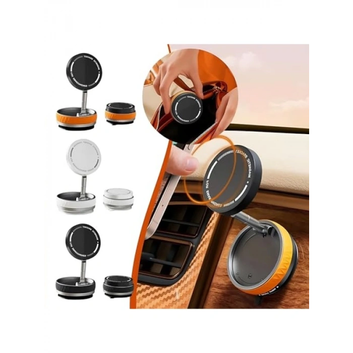 360° Döner Mekanik Vakumlu Araç Telefon Tutucu