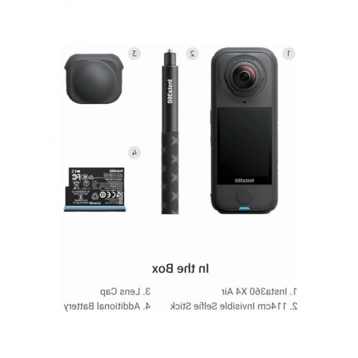 360° Görüntü Sabitleme Özelliğine Sahip Aksiyon Kamerası