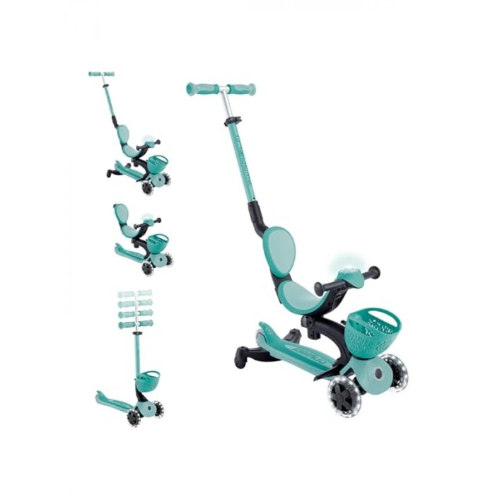 360 Işıklı Scooter, Koyu Mint Renk