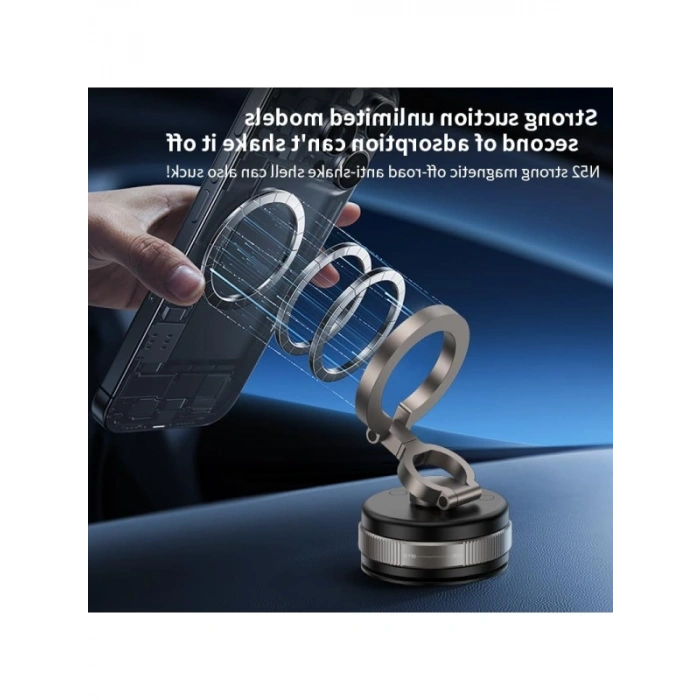 360° Vakumlu Manyetik Telefon Tutucu