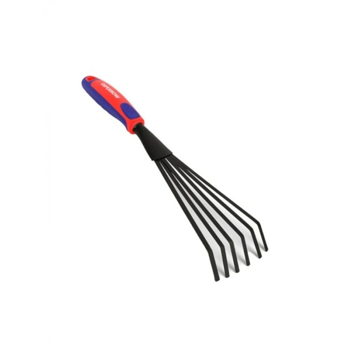 360x87 mm Çelik Mini Bahçe Tırmığı, Profesyonel Kullanım İçin
