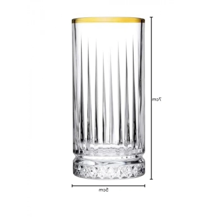 365 cc Kapasiteli Meşrubat Bardağı, Golden Touch