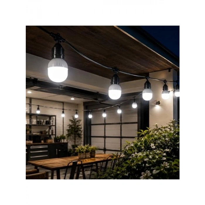 36W LED Ampul, 200W Eşdeğer, Enerji Tasarruflu Beyaz Işık