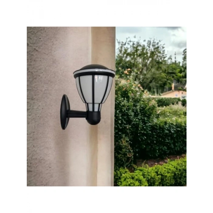 37 cm yüksekliğinde bahçe duvar apliği, UV korumalı