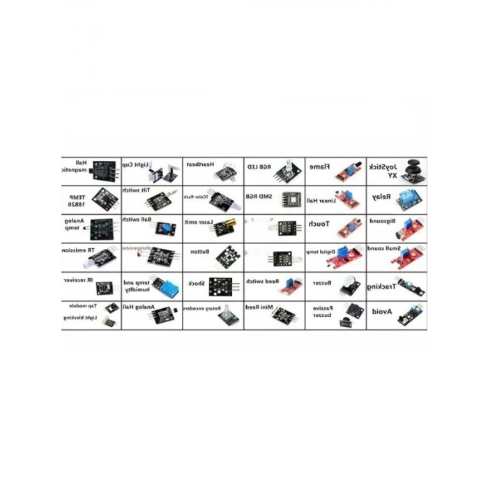 37 Parça Arduino Sensör Seti - Kutulu