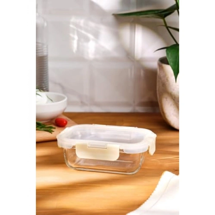 370 ml Kapasiteye Sahip Borosilikat Saklama Kabı